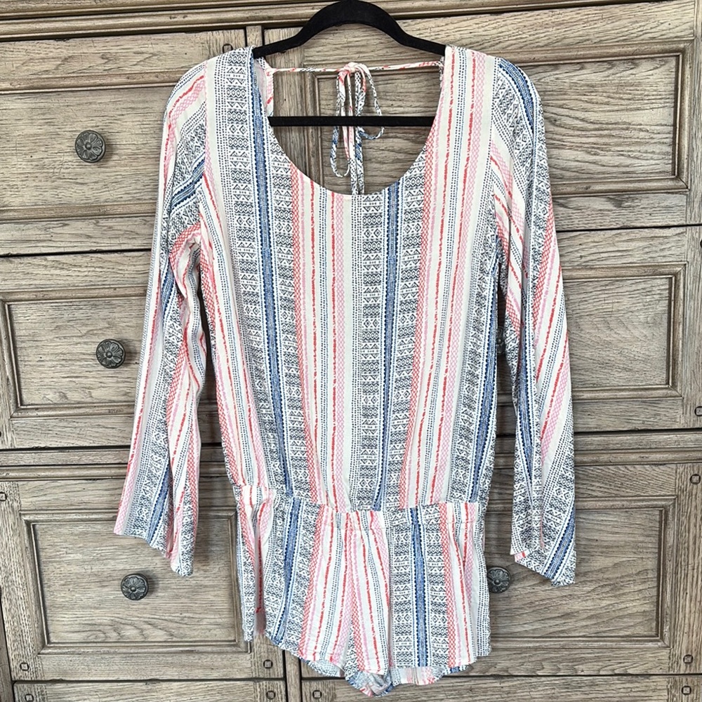 Striped Multicolor Women's romper